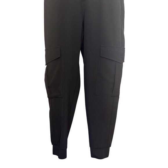 ZARA XS Black Cargo Jogger Pants Elastic Waistband - Picture 9 of 15